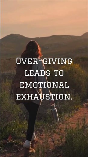 Over-giving #overcomeoverthinking #humanbehavior #nooverthinking