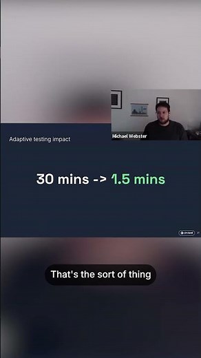 We cut a test suite from 30 minutes to 90 seconds