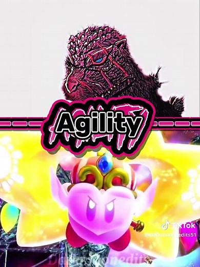 Kirby's Battle Against Godzilla in Hell