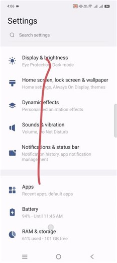 Mobile ki Brightness Kaise Badhaye | Phone ki Brightness Kaise Badhaye #phone #youtubeshorts #shorts