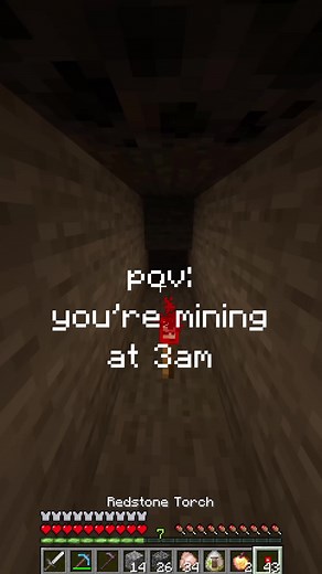 One of the worst feelings in #Minecraft