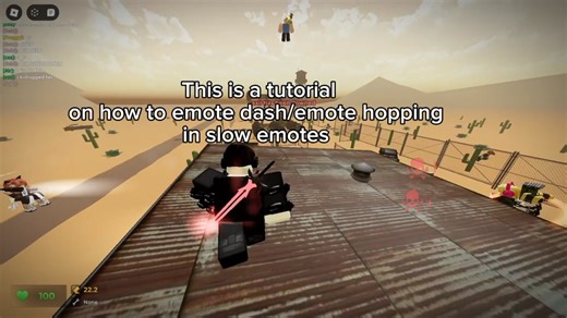 How to Emote Dash Tutorial for Roblox Evade Game