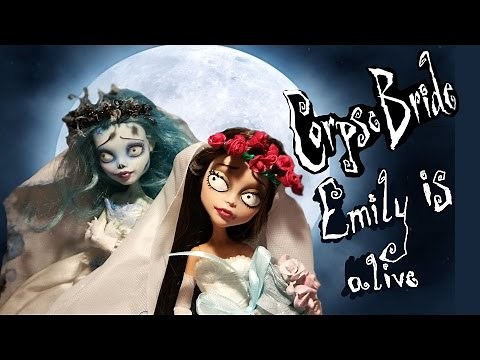 Corpse Bride "Emily is alive" custom OOAK doll