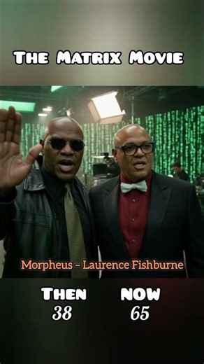 The Matrix Movie cast Morpheus Then vs Now (1999 vs 2026) #shorts