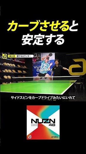 Curving the ball makes it more stable [Winning Table Tennis]
