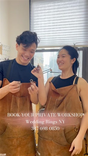 Make Your Own Wedding Rings 💍 | NYC Workshop | +1 (347) 698-0850