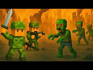 I Became a Soldier in a Zombie Apocalypse in WorldBox!