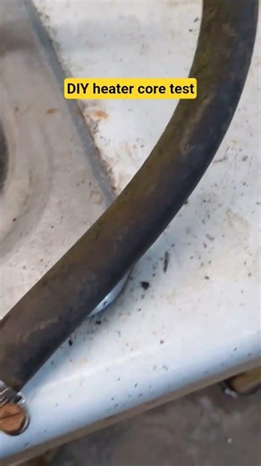 Simple DIY heater core test rig. #mechanic #squarebodychevy