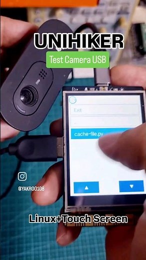 UNIHIKER: Test Usb Camera#ai #artificialintelligence #trending
