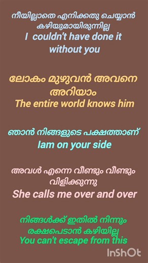 English Malayalam sentences for beginners | spoken english