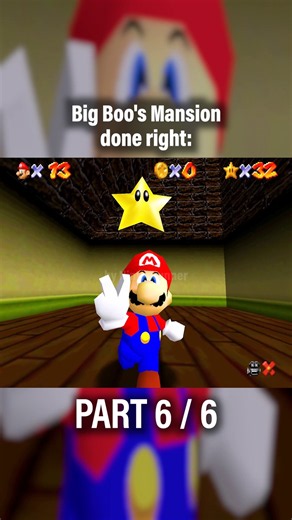 Wait, can Big Mr. I really see invisible Mario? 👁️ #shorts #supermario64 #nintendo