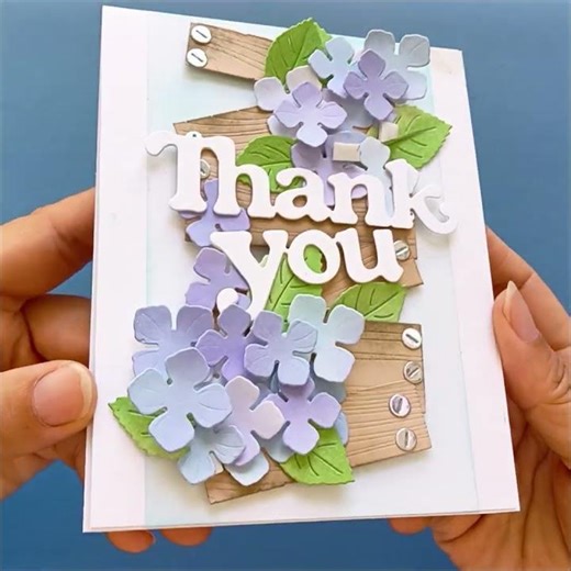 Hydrangea flower metal die cut - #Alinacutle® #AlinaCraft #handmadecards #papercraft #flowerart