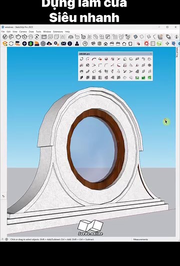 Cách dựng lam cửa chớp siêu nhanh #sketchUp #sketchuptip #Sketchuptutorial #Vray #Vantage #Enscape #Modeling #render #phanthucsketchup #phanthuc #suedu | Phan Thức SketchUp