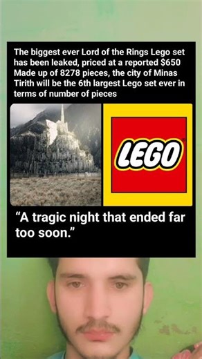 BIGGEST Lord of the Rings LEGO Set Ever LEAKED 😱 — $650 Minas Tirith (8,278 Pieces!)