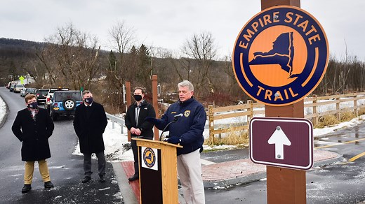 New York's Empire State Trail is complete. Now you can bike or hike from NYC to Buffalo.