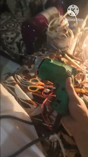 drill machine converted to reverse forward machine for screw driver