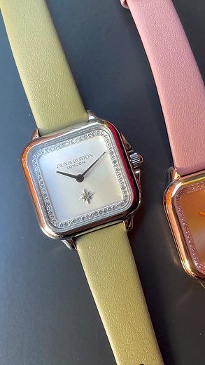 Olivia Burton on Instagram: "Just dropped! Our new and exclusive Grosvenor watches in two new colourways  Tap to shop now. #OliviaBurtonLondon #OliviaBurtonWatches #Exclusive"