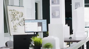 Logiciel d'architecture sur ordinateur au bureau : vidéo de stock (100 % libre de droit) 3426658687 | Shutterstock