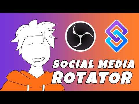 How To Make The EASIEST Social Media Rotator For Your Stream!