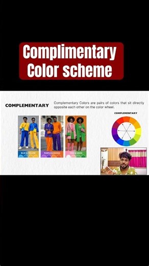 Complementary Color scheme #colortheory #design #elementsofdesign #complementarycolors