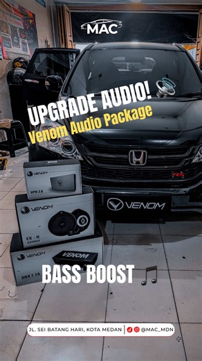 Solusi buat kamu yang ngerasa audio standar mobil kurang mantap! 🔊 Honda CR-V ini baru aja selesai dipasang: ✅ Venom Exodus Honda (Speaker) ✅ V-Mat Pro (Peredam) ✅ Subwoofer Active Venom DBX 7.1A ✅ Processor Venom VPR 2.8 Semua terpasang rapi tanpa potong kabel orisinal. Mau spill harganya? Langsung DM atau komen di bawah ya! 📩 📍 Master Audio Concept Jl. Sei Batang Hari, Medan #UpgradeAudio VenomIndonesia CRVClub AudioMobilMedan AudioMobil