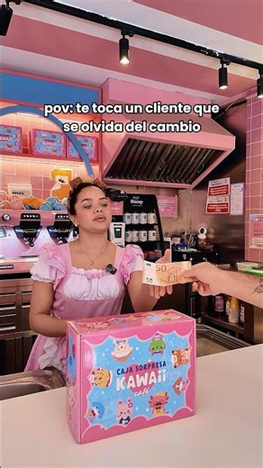 She got the BEST CUSTOMER 😂🙏🏻 #cute #kawaii #kawaiicafe #kawaiicafe