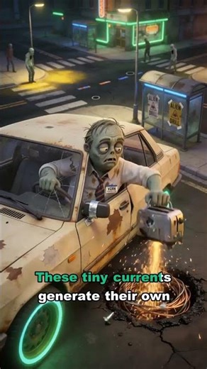 How traffic lights detect cars induction loop physics #trafficlight #engineering #physics