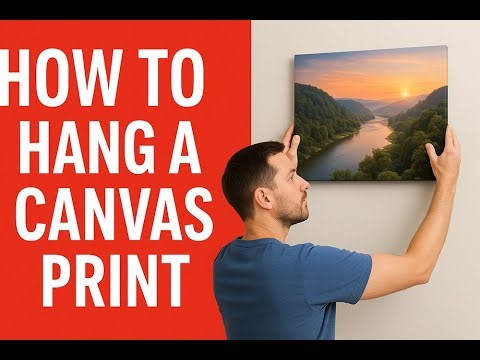 How to Hang a Canvas like a Pro