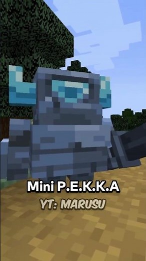 I have the Mini PEKKA in Minecraft #minecraft #shorts #minecraftmods #viral