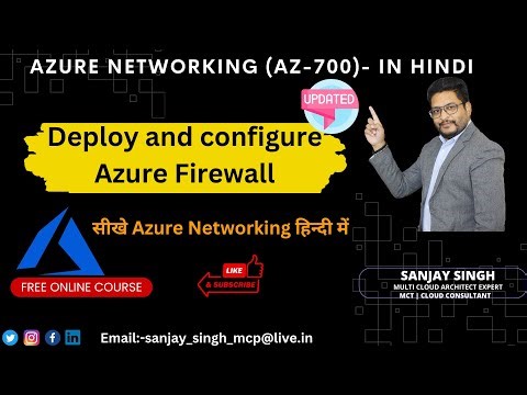 Deploy and configure Azure Firewall