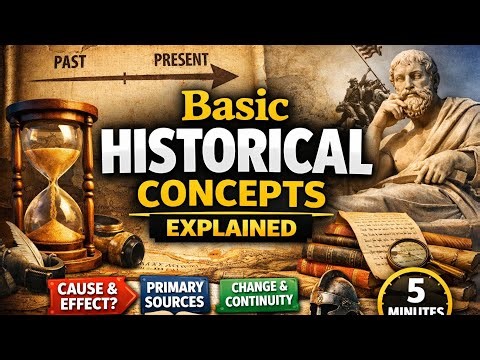 Basic Historical Concepts Explained | How Historians Study the Past