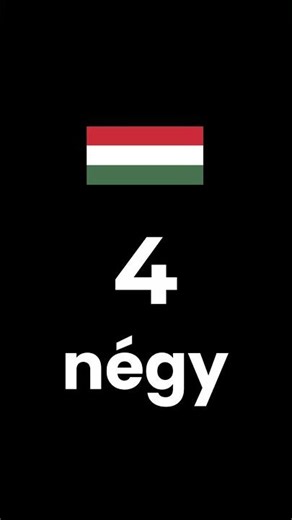 Learn Hungarian Numbers 1–10 in 10 Seconds | Quick Counting Practice