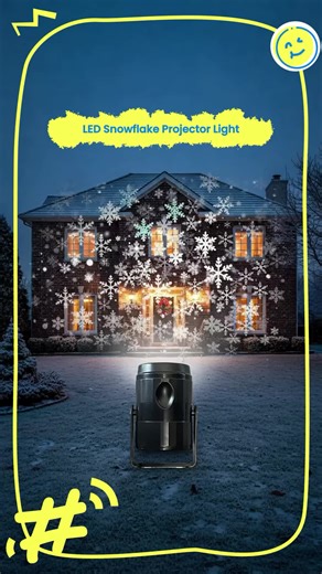 LED Snowflake Projector, Rotating LED Stage Light, Outdoor Decorative Lighting, USB Powered, Home & Party Decoration, Valentine's Day Gift #christmaslightshow #christmaswallpapers #holidaydecorating #glowholiday #christmaslightsoncar #xmasdecorations #smartchristmaslights #christmasdecorstions #holidaydeco #outdoorchristmasdecor