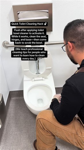 Quick Toilet Cleaning Hack for Beginners 🚽
