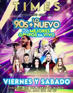 VIERNES DE BOTELLA CUMPLAÑERO. Y 90s POP TOUR. ¡Toda la música que te gusta! Tributo En Vivo NO COVER.RESERVA WHATS 4441964867. | Times San Luis | Facebook