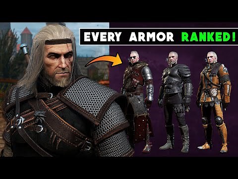 Witcher 3 - All Witcher Armor Ranked WORST to BEST