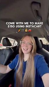 Come with me to make $150 using Instacart! 🥕🛒💰🚗 #instacartshopper #instacart