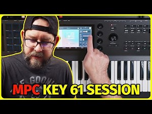 Made a beat with the MPC KEY 61 // Studio Session