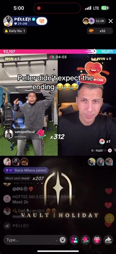 Surprising Ending: Peller Live Stream Highlights