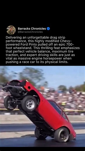EPIC 700 FOOT WHEELSTAND BY FORD PINTO