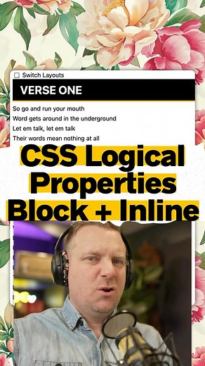 CSS “Logical Properties” margin-block, padding-inline and border-block-end Are they really that useful if you aren’t working on websites in different languages? Should you just stick with top, bottom, left and right? | Wes Bos