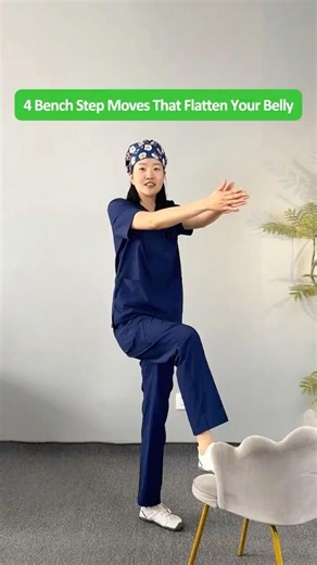 4 Simple Bench Step Moves That Help You Lose Belly Fat and Shape Your Waist