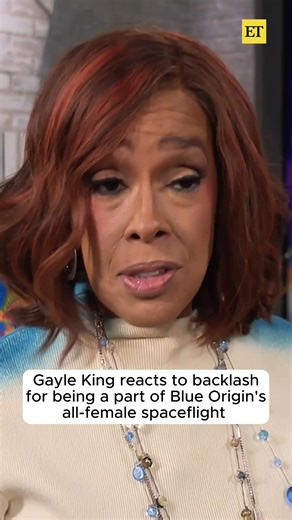 15M views · 104K reactions | Gayle King defends Blue Origin's all-female spaceflight amid the online backlash: "There was nothing frivolous about what we did." | Entertainment Tonight | Facebook