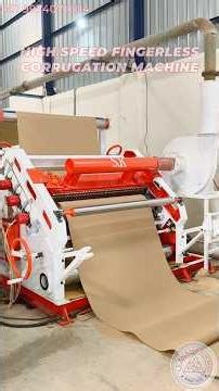 Ultimate High-Speed Fingerless Corrugation Machine ⚡🔥
