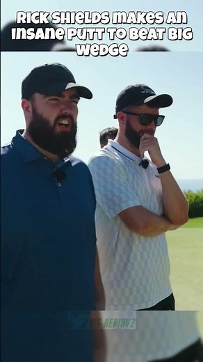 Rick shields makes an insane putt for the win Vs big wedge #golf