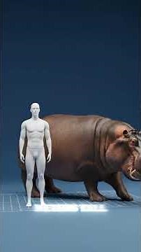Big Animals Size Comparison to Humans