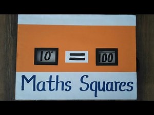 3D math square project // math model project ideas // math square machine