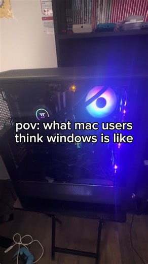 what mac users think windows is like #pc #macbook #pcgaming