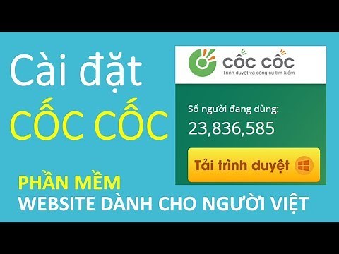 Tải và cài đặt phần mềm cốc cốc cho máy tính