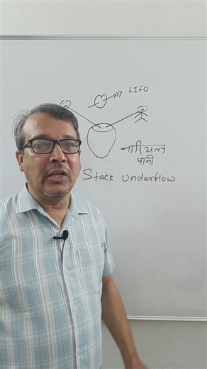 DSA | Stack Underflow & Overflow | LIFO Concept #shorts #DSA #placement